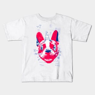 Absurd French Bulldog with a Tree Kids T-Shirt